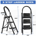 3 Step Ladder-Black