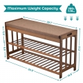 Shoe Rack 02-Brown
